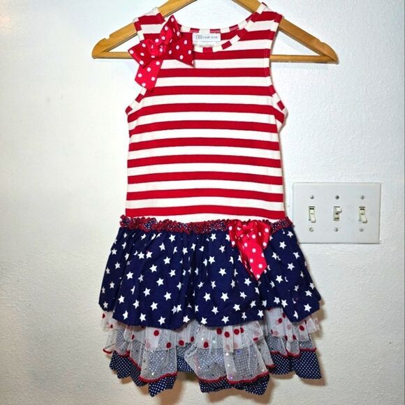 Bonnie Jean July 4th Girl Dress Size 6 - Picture 1 of 8